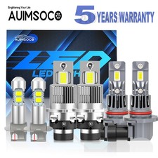 For Nissan Maxima 2002-2007 2008 Led Headlight Fog Light Bulbs Kit Crystal White
