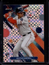 2025 Topps Finest Kristian Campbell Common RC X-Fractor Rookie #98 Red Sox