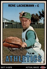 1967 Topps #471 Rene Lachemann Athletics 8 - NM/MT