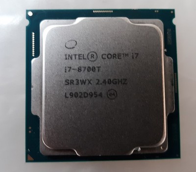 Intel Core i7-8700T SR3WX 2.40GHz 6-Core CPU Processor | eBay