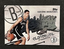 EGOR DEMIN 2025-26 Topps Basketball Clutch City Prospects Rookie CC-8 Nets RC