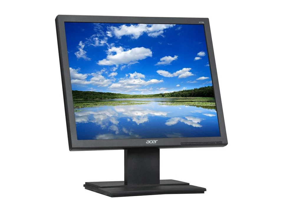 Acer 17" 75 Hz TN SXGA LCD Monitor 5 ms D-Sub Flat Panel V176L UM.BV6AA.002 - Image 3 of 4