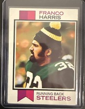 Franco Harris 1973 Topps Rookie Card #89 - Pittsburgh Steelers- HOF- Nice. rookie card picture