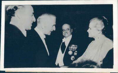 1938 LA Steinhardt Secretary Hull President Benavides Senora Politic Peru Photo