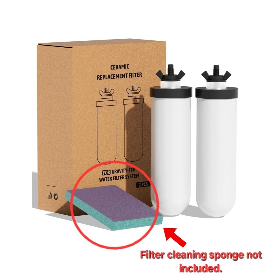 2 8.46 Inch 3-Stage Filtration Ceramic Purification Elements For ProOne Berkey - Image 2 of 4