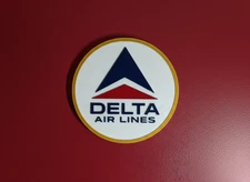 Retro Delta Air Lines Vintage 3D Logo Wall Sign