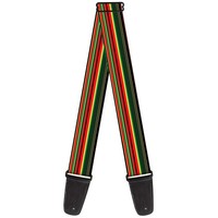 Guitar Strap - Stripe Transitions Black/Red/Green/Yelow (Us Import) ACC NEU