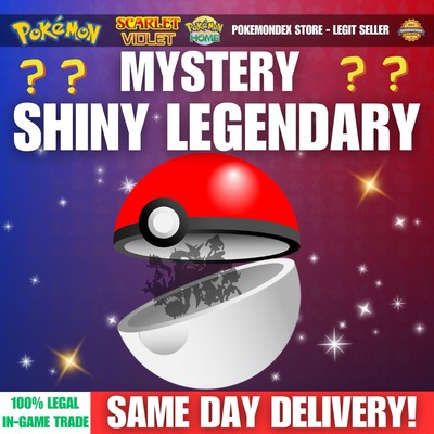 MYSTERY SHINY LEGENDARY POKEMON   BUY 2 GET 1 FREE   Pokemon Scarlet & Violet