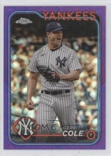 2024 Topps Chrome Logofractor Edition Purple Refractor /250 Gerrit Cole #164 v9t