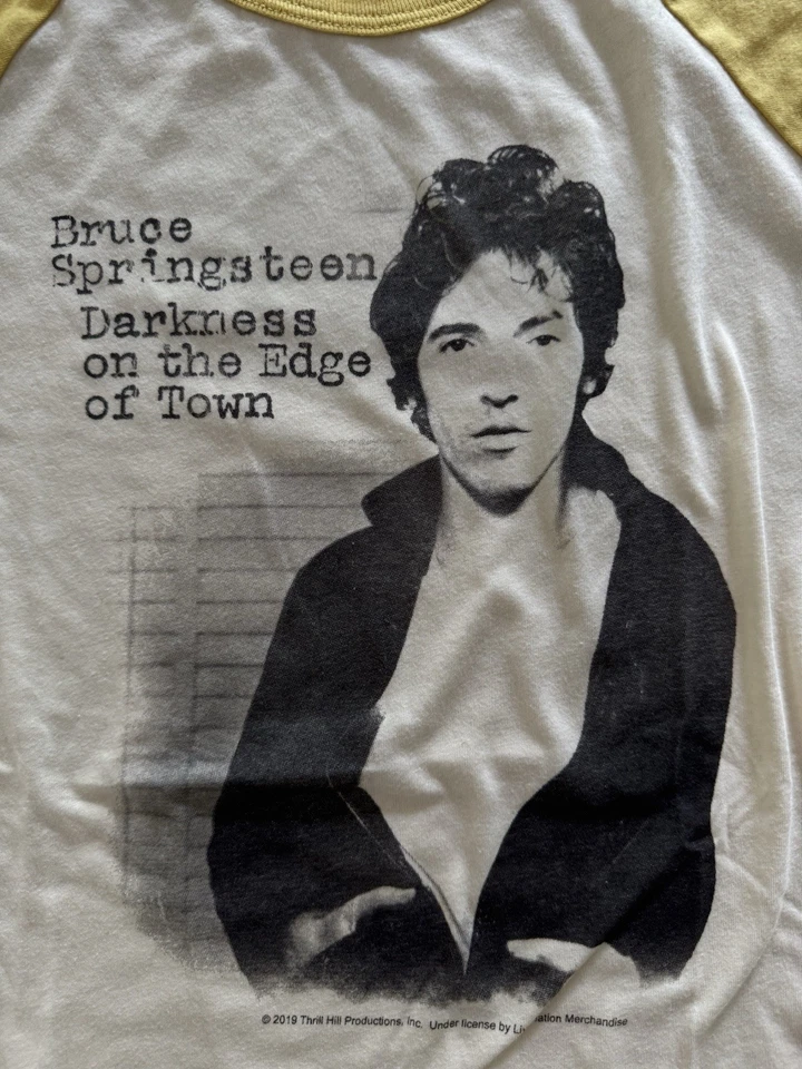 Rowdy Sprout Boys Bruce Springsteen Short Sleeve Raglan Tee 10 NWT $43 - Image 2 of 4