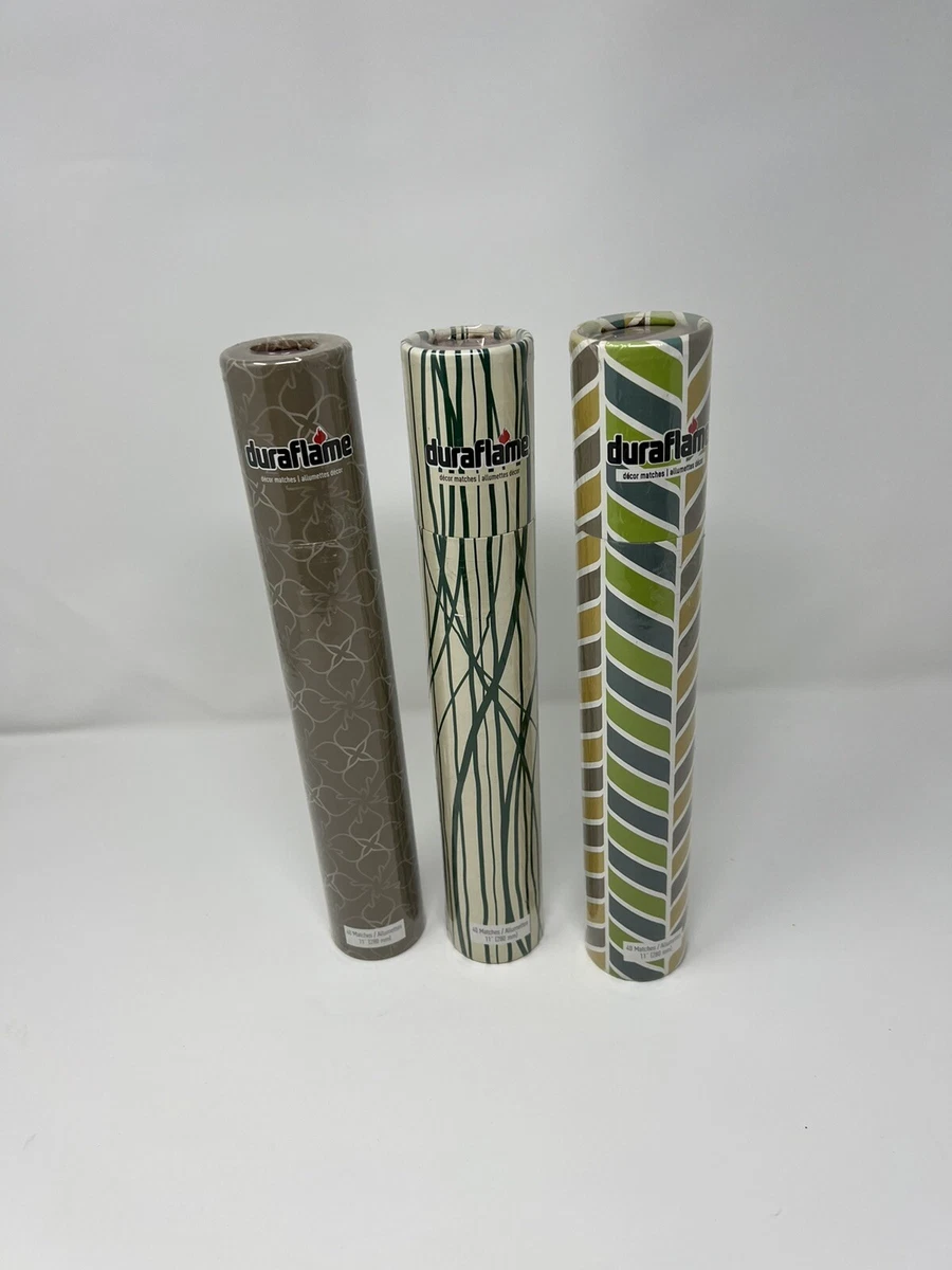 3 Duraflame Long Stem Decor Matches 40 Total 11u0026#034; Inches Strike on Box  2 New | eBay