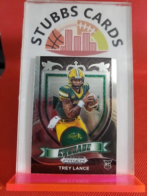 2021 Prizm Draft Picks Base Crusade #164 Trey Lance - North Dakota State Bison