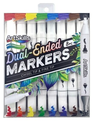 ArtSkills Dual Tip Markers for Coloring and Arts and Crafts, for Kids & Adults,