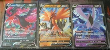 Galarian Moltres Zapdos Articuno V 097 080 058 Pokemon TCG Chilling Reign NM