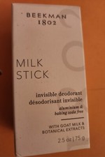 Beekman 1802 Milk Stick 2.5 oz Invisible Deodorant Aluminium Free