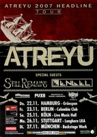 Atreyu - Headline, Tour 2007 | Konzertplakat | Poster