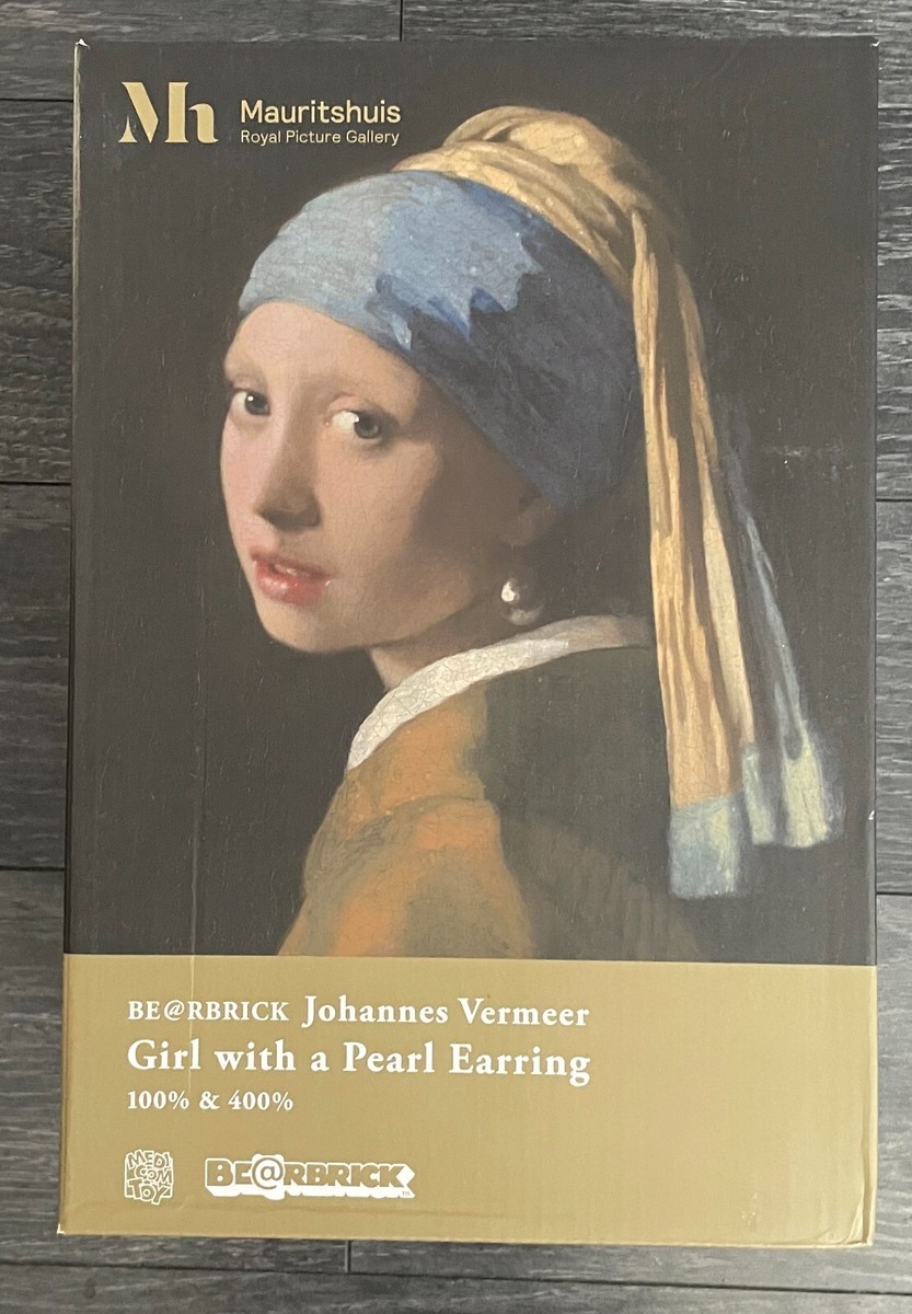 MEDICOM BE@RBRICK JOHANNES VERMEER GIRL WITH A PEARL EARRING MEDICOM BE@RBRICK JOHANNES VERMEER GIRL WITH A PEARL EARRING