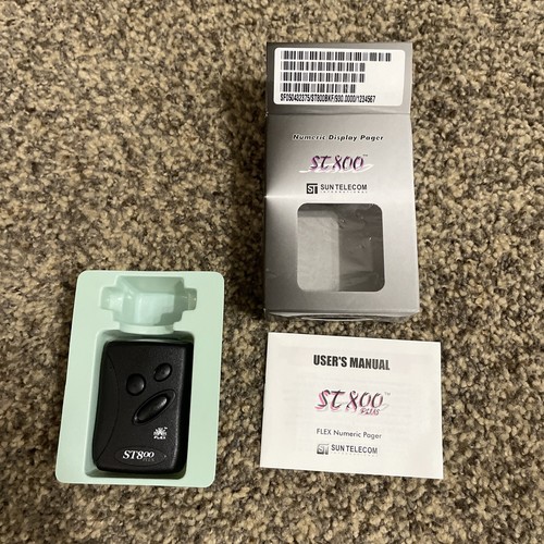Sun Telecom ST800 Numeric Display Pager Beeper w/ Belt Clip - Picture 7 of 7