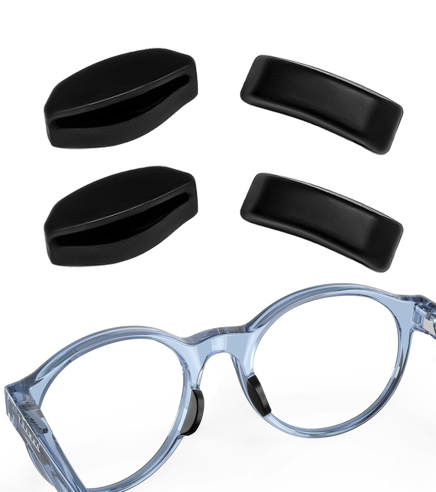 Nose Pads Nosepiece Replacement for Oakley Wildrye OO9230 Sunglass, Thicker Size