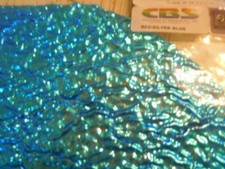 Dichroic Glass:CBS 96 COE Red/Silver/Blue on Granite Rippled Black 3"Sq