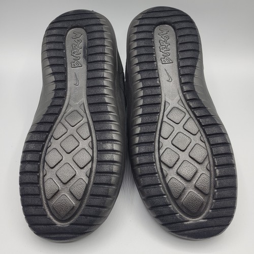 Nike Slippers Mens Size 9 Burrow Black Phantom Slides Comfort Fleece DJ3130 002 - Picture 4 of 5