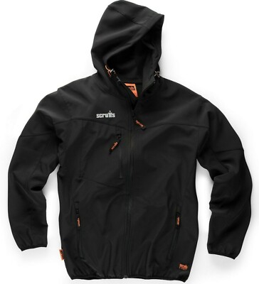SCRUFFS Black Worker Softshell Brandneu 2019 Active Fit Work Trade Softshell 