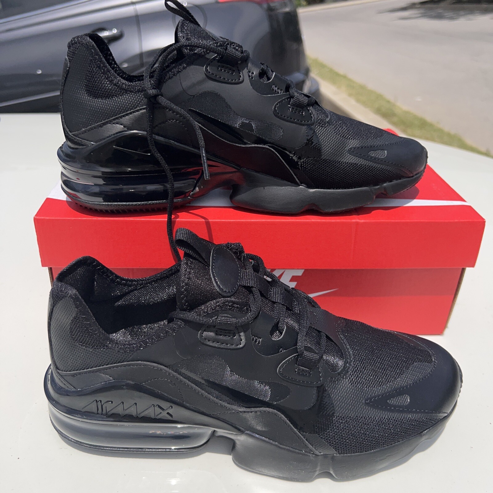 Nike Mens Air Max Infinity 2 Athletic Shoes Black CU9452-002 Lace Up New  Size 9 194501089258 | eBay