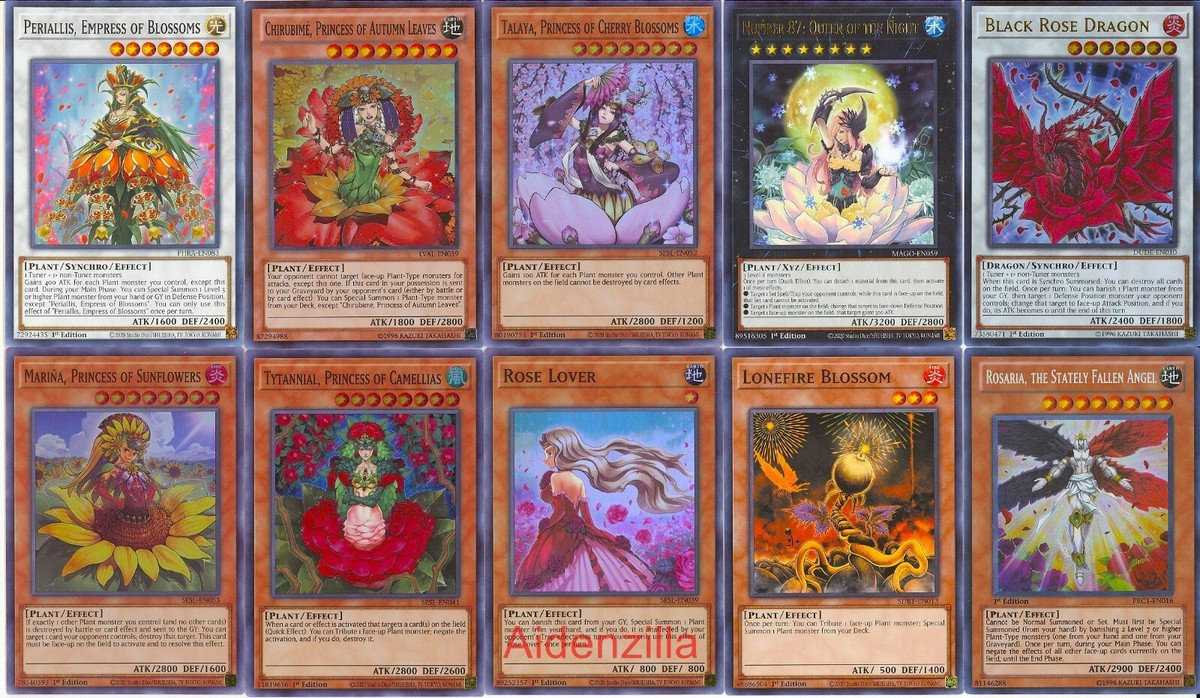 Yugioh Plant Princess Deck - Talaya Marina Marina Rosaria