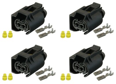 4 X For Mercedes CDI Diesel BOSCH Fuel Injector Connector OM646 VITO VIANO W639