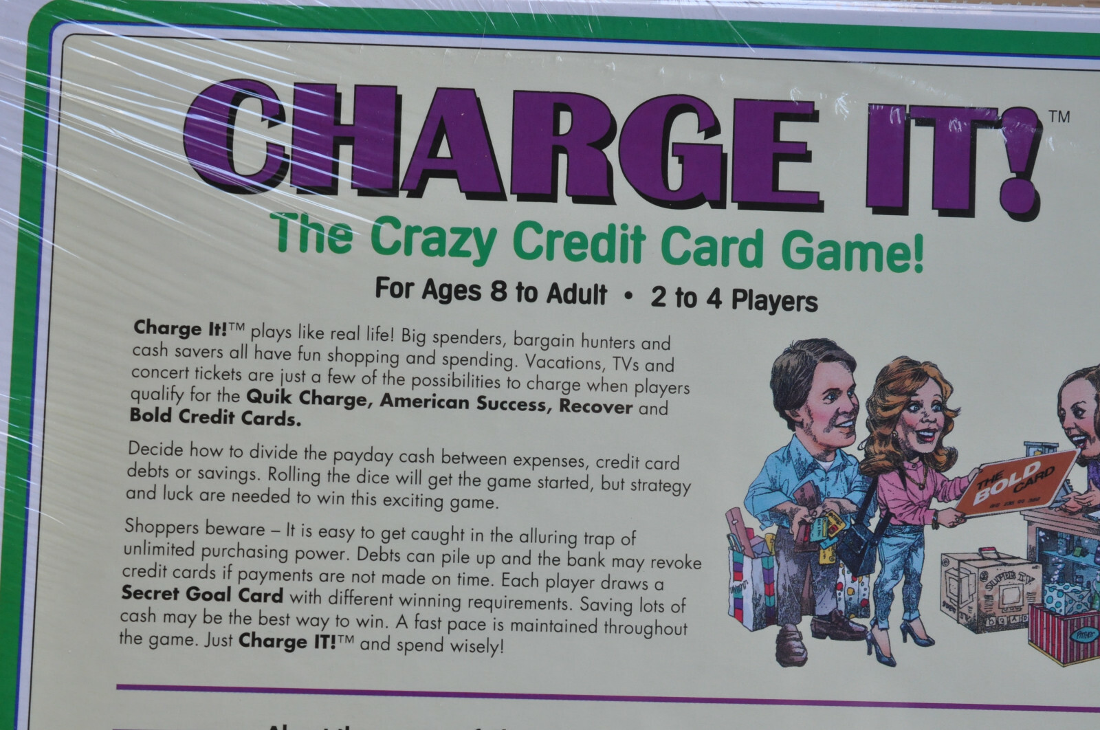 Charge It, The Crazy Credit Card Game, 1996 Talicor No. 1282