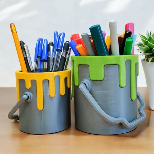 Drippy Bucket Stiftehalter mit Einsatz / Teiler