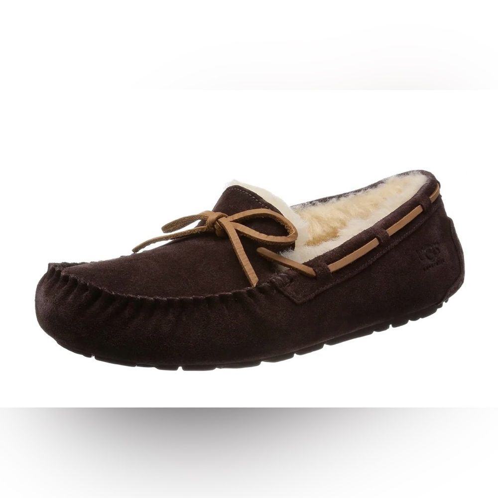 SAOLA UGG Uomo Olsen Mocassino Espresso Ciabatta Scarpa Suola Marrone Caldo Comfort Slip On