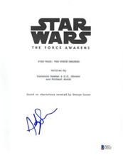 ANDY SERKIS SIGNED STAR WARS FORCE AWAKENS SCRIPT AUTHENTIC AUTOGRAPH  BECKETT