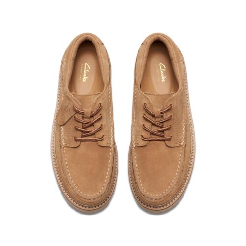 Clarks Herren Clarkhill Spitze Braun Geöltes Wildleder Freizeitschuhe - Bild 5 von 5