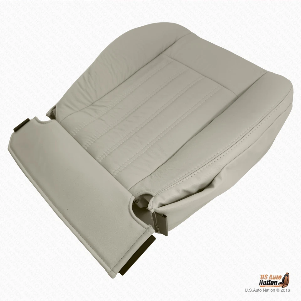 Lincoln Aviator 2003 2004 4x4 - cubierta de asiento de cuero sintético inferior del conductor tostado Foto 4 de 4