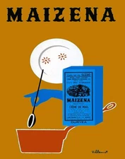 Decor POSTER.Office Home room Art Design.Maizena.Kitchen.Chef.Corn Starch.6877