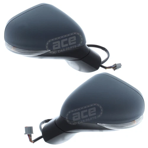 Power Folding Wing Mirrors Ford Fiesta Mk8 2017-2024 Blind Spot Indicator 1 Pair