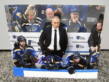 CRAIG BERUBE St Louis Blues Coach SIGNED Autographed 8X10 Photo w/ COA 