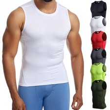 Men Pro Quick Dry Compression T-shirt Sports Top Shirts Vest Gym Bodybuilding