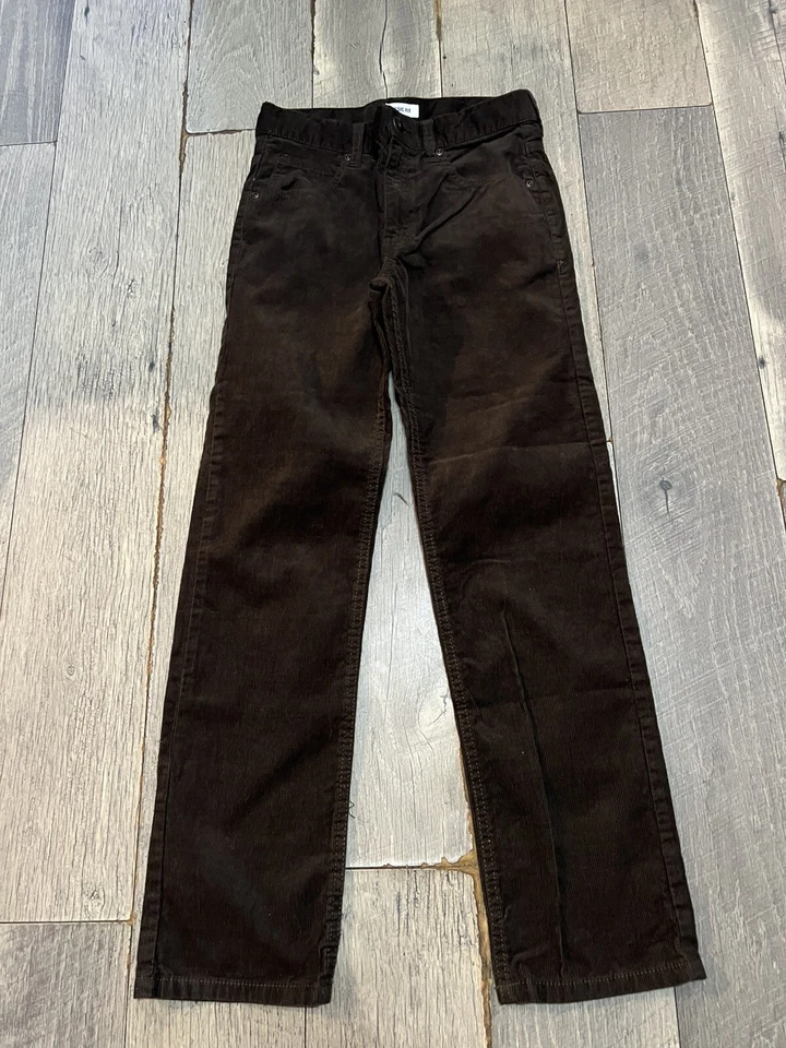 Gymboree Grizzly Ridge Marrón Pana Pantalones Con Camisa Alce Conjunto Niños 12 Foto 3 de 4