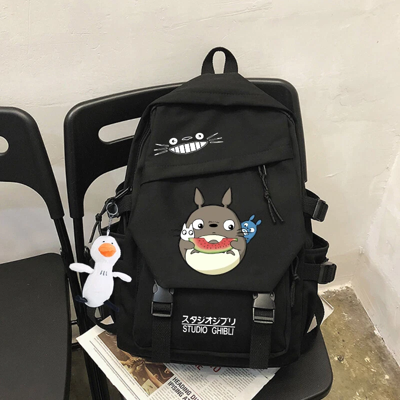 My Neighbor Totoro Anime Backpack Women Men Nylon School Bag Shoulder Bags - Bild 3 von 4