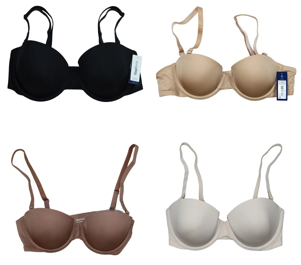 Gap Body Everyday Essentials Underwire Lightly Padded Women's Bra NWT