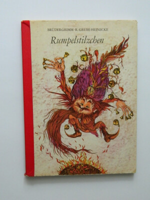 Rumpelstilzchen PAPPBILDERBUCH   R. Grube-Heinecke / Brüder Grimm  DDR 1977 1. A