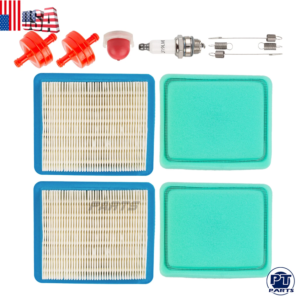 2x Air Filter for Craftsman Model 247.37034 Mower w Briggs Stratton 6.7