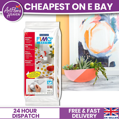 FIMO AIR BASIC 500g LUFTTROCKNENDE MODELLIERMASSE WEISS