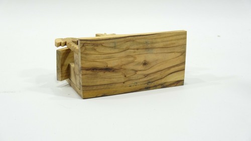 Christmas Olive Wood Holy Land Jesus Nativity Set - Original Box - Picture 8 of 8
