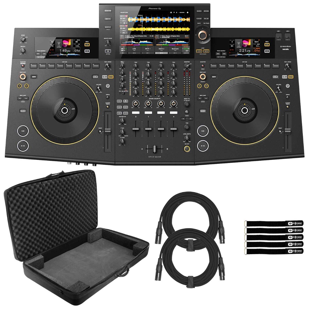 Pioneer DJ OPUS-Четырехъядерный 4-канальный универсальный диджейский контроллер с мягким чехлом