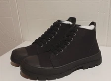 Soda Women's Crayon-G Hi-Top Fashion Sneakers, Allover Black