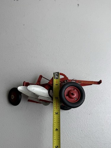 Vintage Original 1/16 Tru-Scale Toy McCormick 2 Bottom Plow CaseIH Farmall IH - Picture 7 of 7