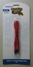 Bachmann HO 10' Red Terminal Extension Wire Train EZ Track Systems 44498